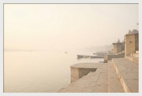Morning Tranquility Along Varanasi Ghats