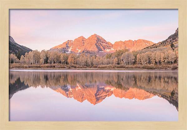 Morning Tranquility At Maroon Bells