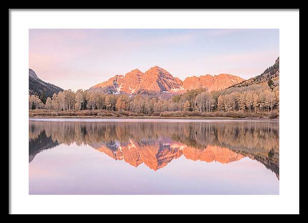 Morning Tranquility At Maroon Bells