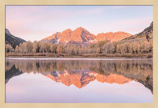 Morning Tranquility At Maroon Bells