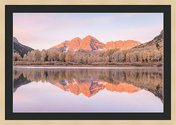 Morning Tranquility At Maroon Bells