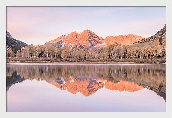 Morning Tranquility At Maroon Bells