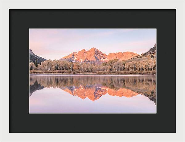 Morning Tranquility At Maroon Bells