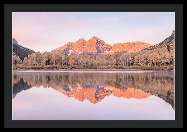 Morning Tranquility At Maroon Bells