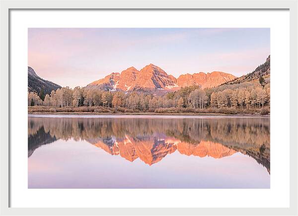 Morning Tranquility At Maroon Bells