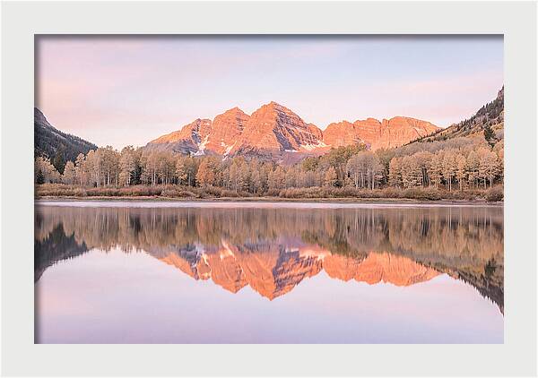 Morning Tranquility At Maroon Bells