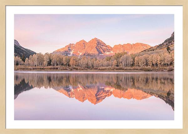 Morning Tranquility At Maroon Bells