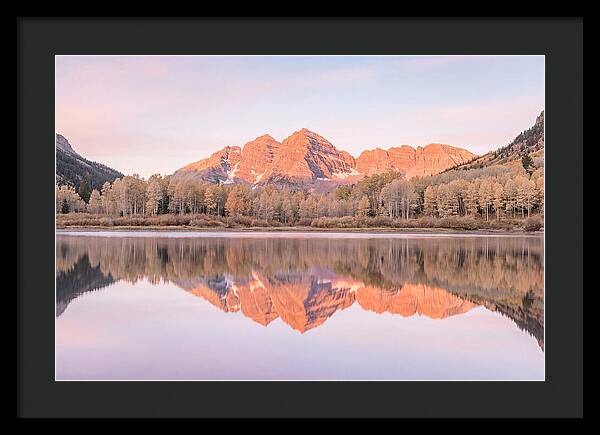 Morning Tranquility At Maroon Bells