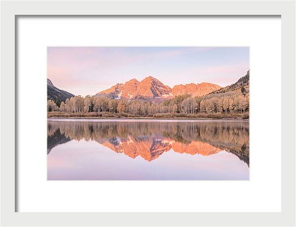 Morning Tranquility At Maroon Bells