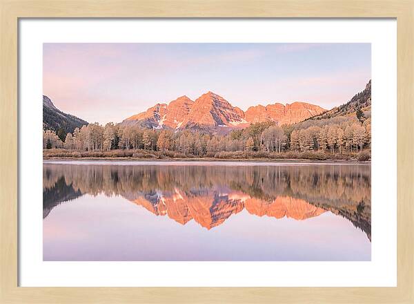 Morning Tranquility At Maroon Bells