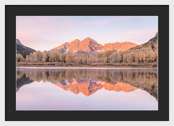 Morning Tranquility At Maroon Bells