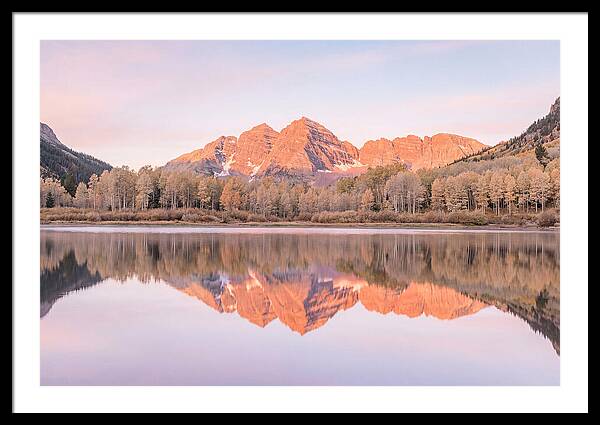 Morning Tranquility At Maroon Bells