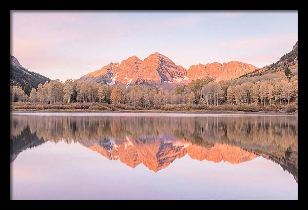 Morning Tranquility At Maroon Bells
