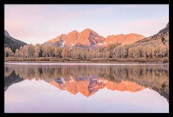 Morning Tranquility At Maroon Bells
