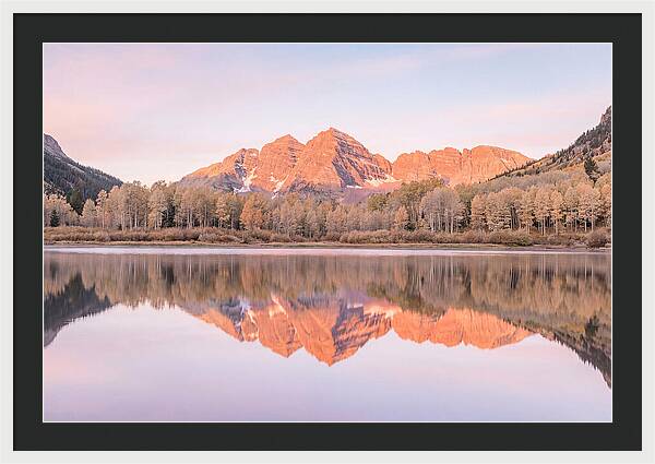 Morning Tranquility At Maroon Bells