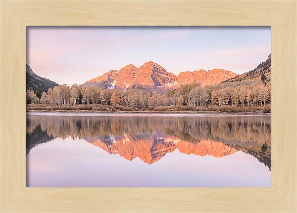 Morning Tranquility At Maroon Bells