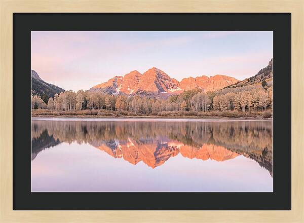 Morning Tranquility At Maroon Bells