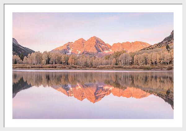 Morning Tranquility At Maroon Bells