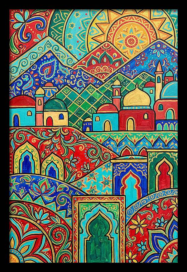 Moroccan Folk Pattern Delight
