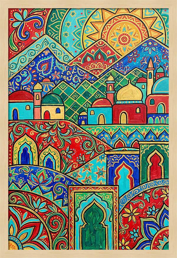 Moroccan Folk Pattern Delight