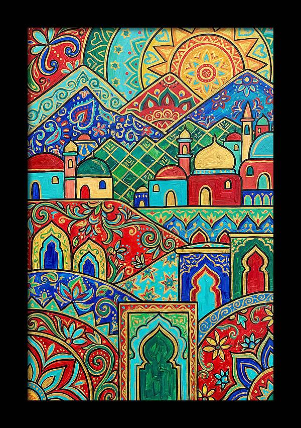 Moroccan Folk Pattern Delight