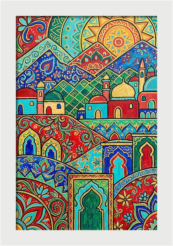 Moroccan Folk Pattern Delight