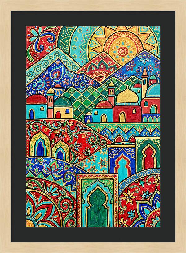 Moroccan Folk Pattern Delight