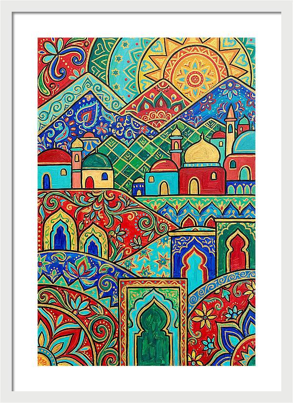 Moroccan Folk Pattern Delight