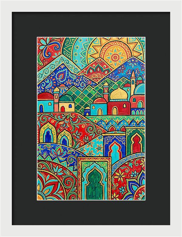 Moroccan Folk Pattern Delight