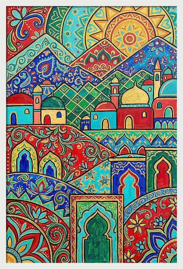 Moroccan Folk Pattern Delight
