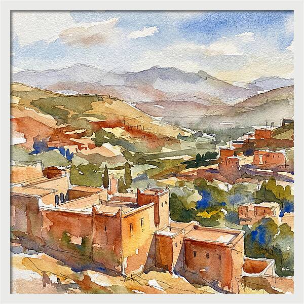 Moroccan Landscape Serenity