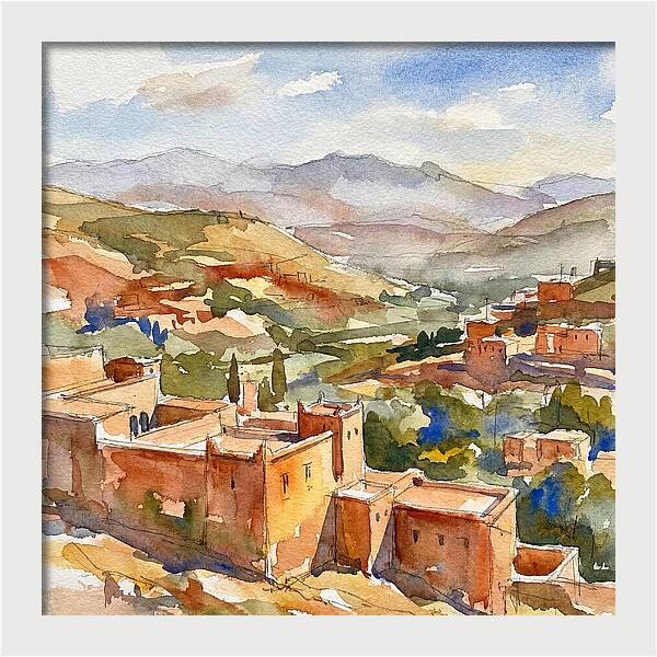 Moroccan Landscape Serenity