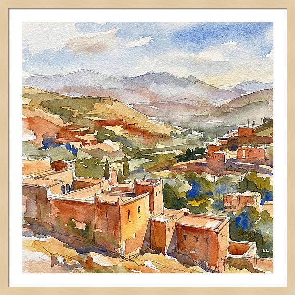 Moroccan Landscape Serenity
