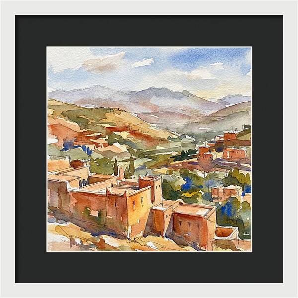 Moroccan Landscape Serenity