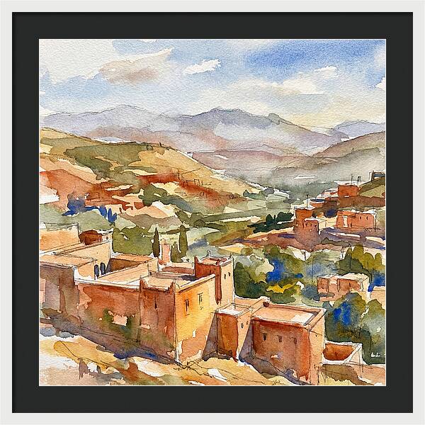 Moroccan Landscape Serenity
