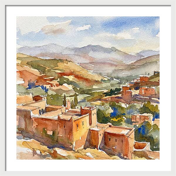 Moroccan Landscape Serenity