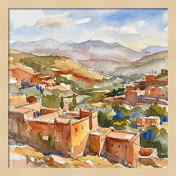 Moroccan Landscape Serenity