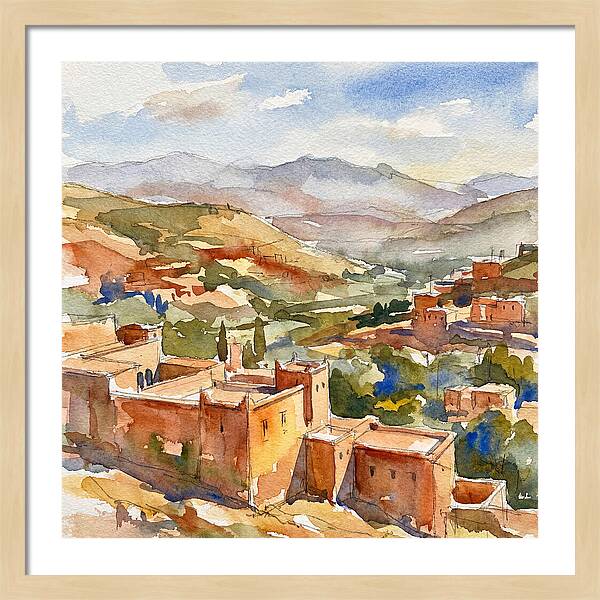 Moroccan Landscape Serenity