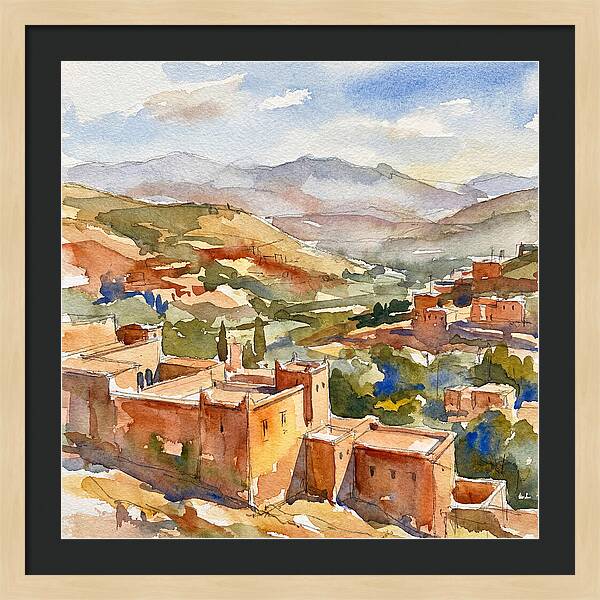 Moroccan Landscape Serenity