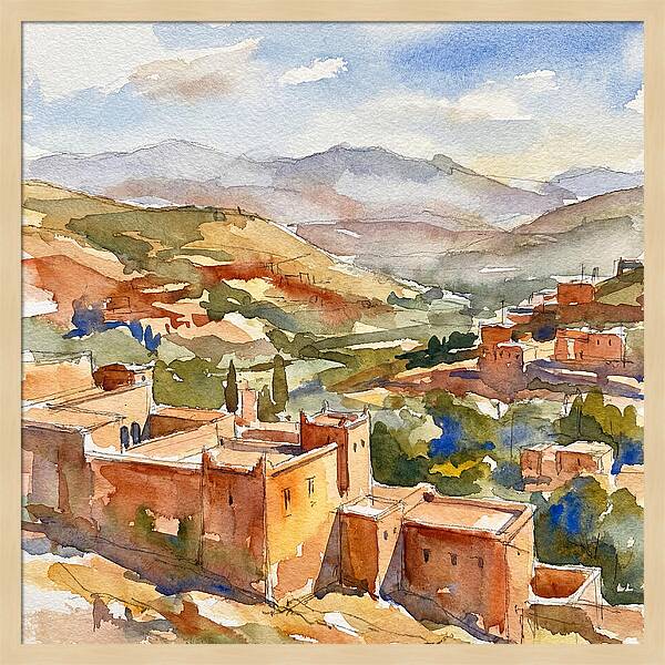 Moroccan Landscape Serenity