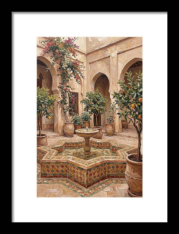 Moroccan Riad Garden Serenity