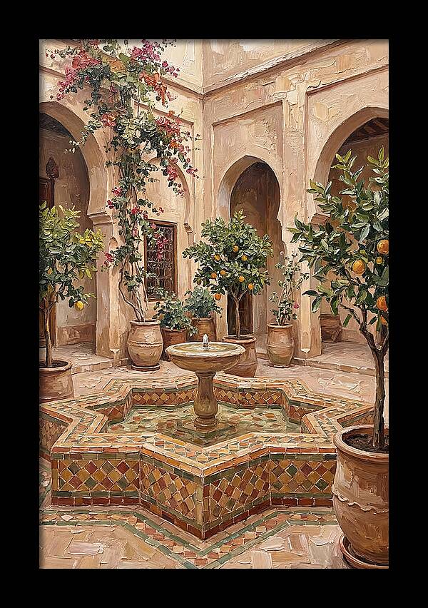 Moroccan Riad Garden Serenity