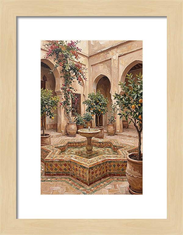 Moroccan Riad Garden Serenity