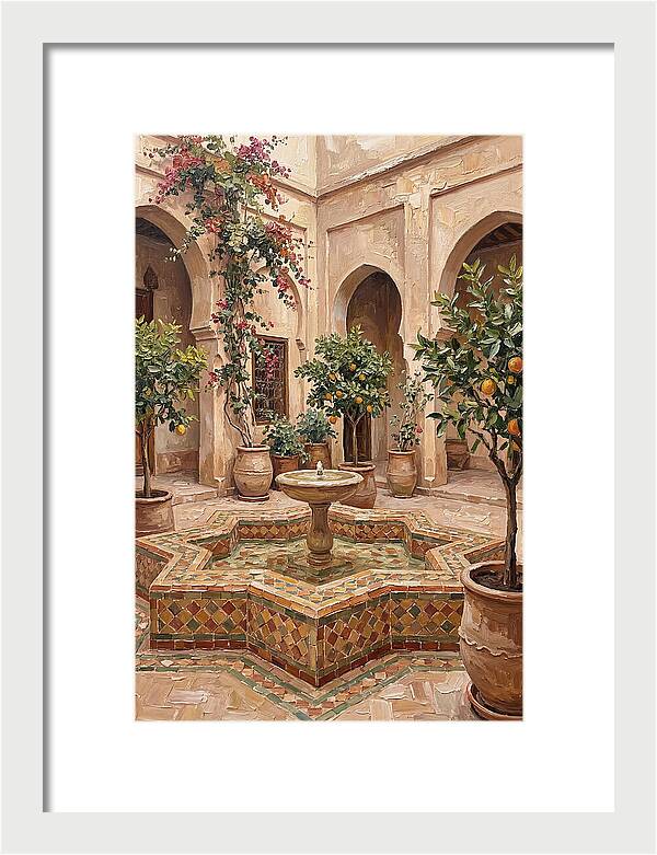 Moroccan Riad Garden Serenity
