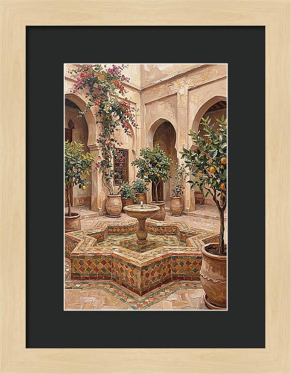 Moroccan Riad Garden Serenity