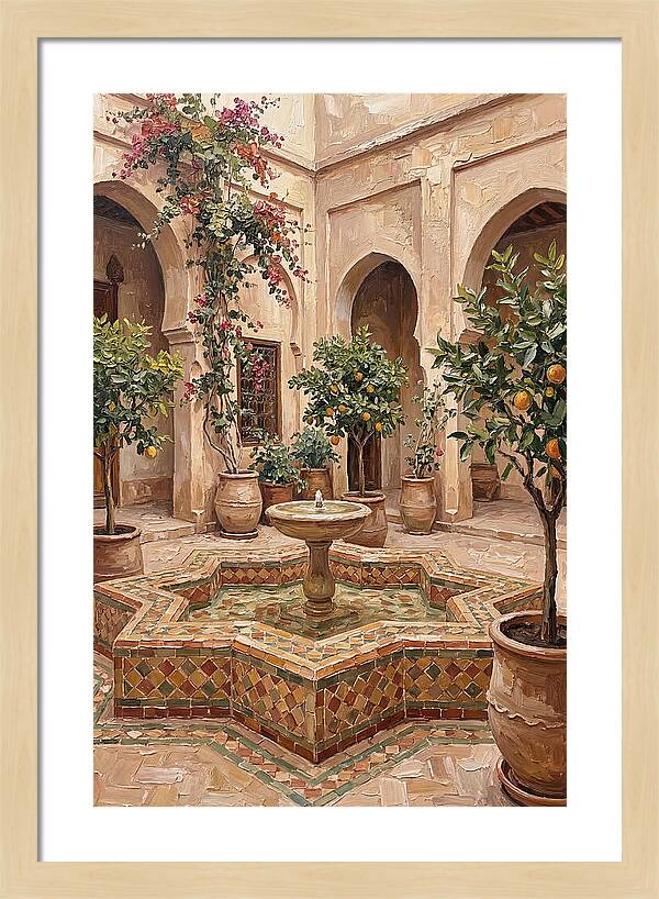 Moroccan Riad Garden Serenity