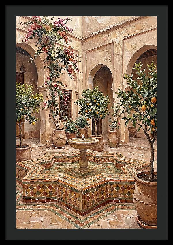 Moroccan Riad Garden Serenity