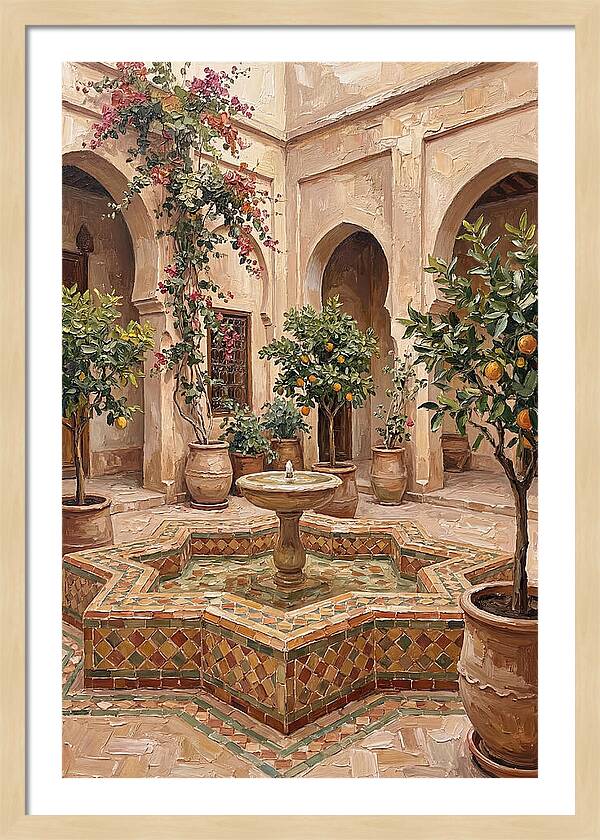 Moroccan Riad Garden Serenity