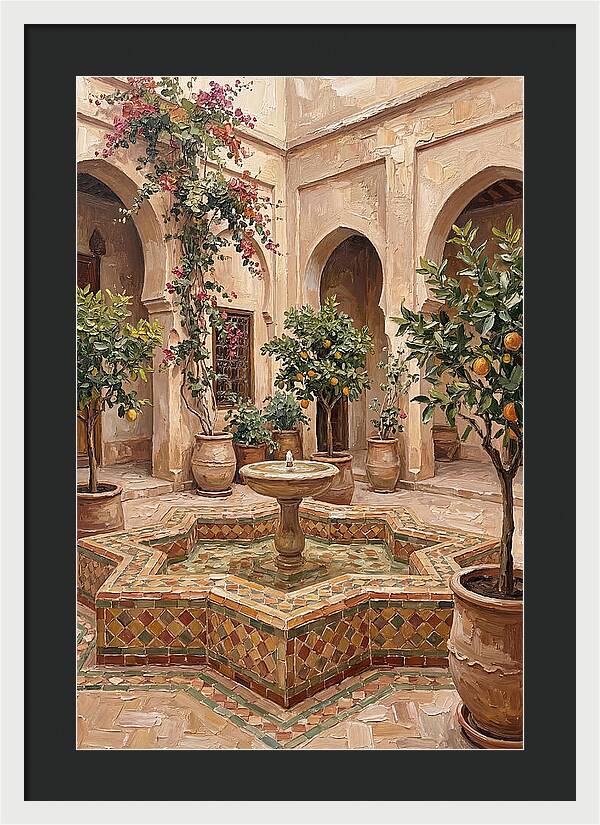 Moroccan Riad Garden Serenity