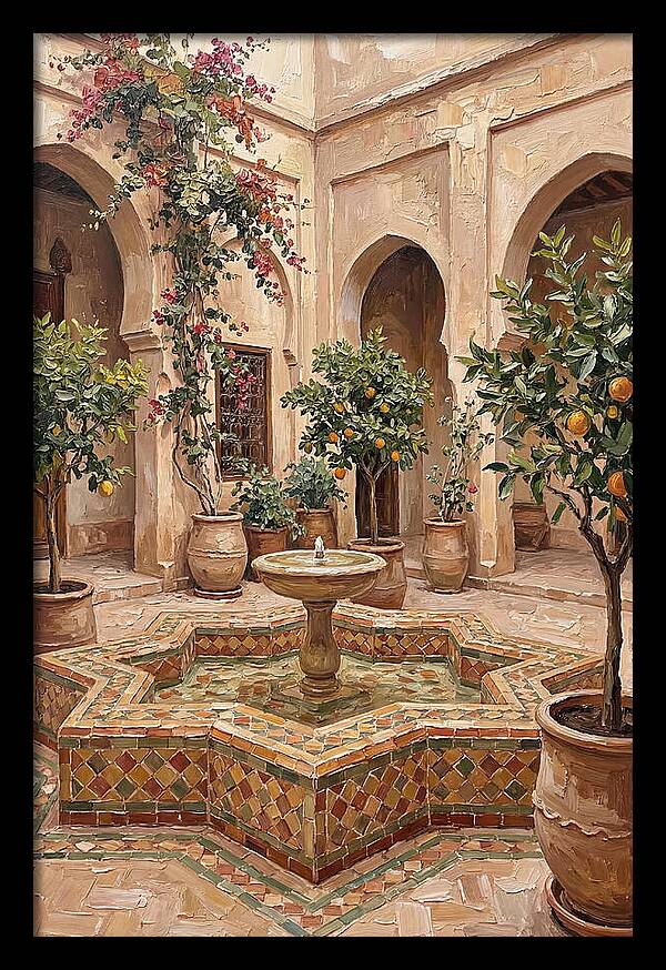 Moroccan Riad Garden Serenity